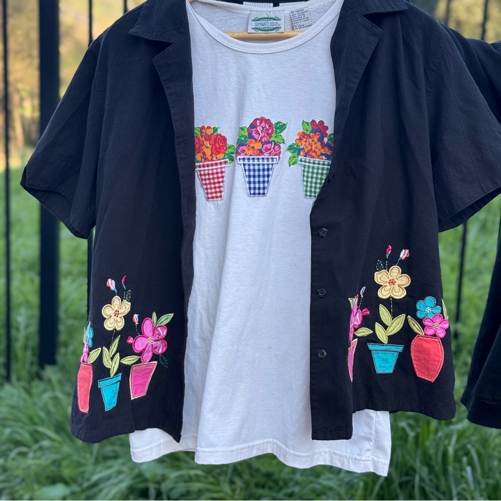 Women’s Vintage 90’s Floral 2 Piece Bundle Set Medium/Large